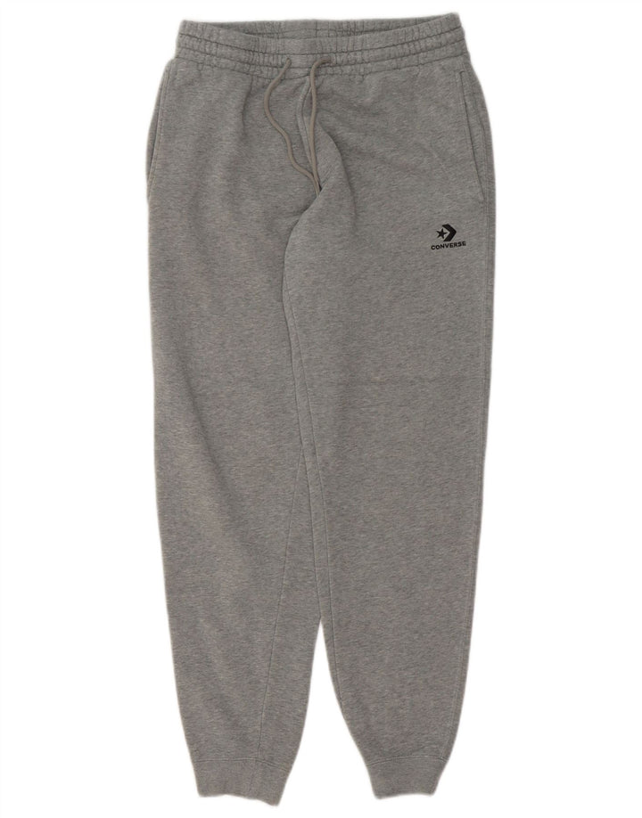 Converse Pantaloni da tuta da uomo Joggers piccoli in cotone grigio