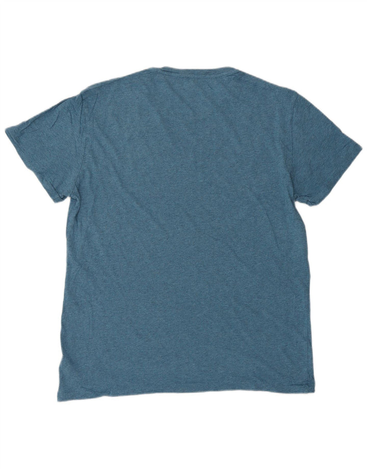 POLO RALPH LAUREN T-shirt da uomo Top in cotone blu medio