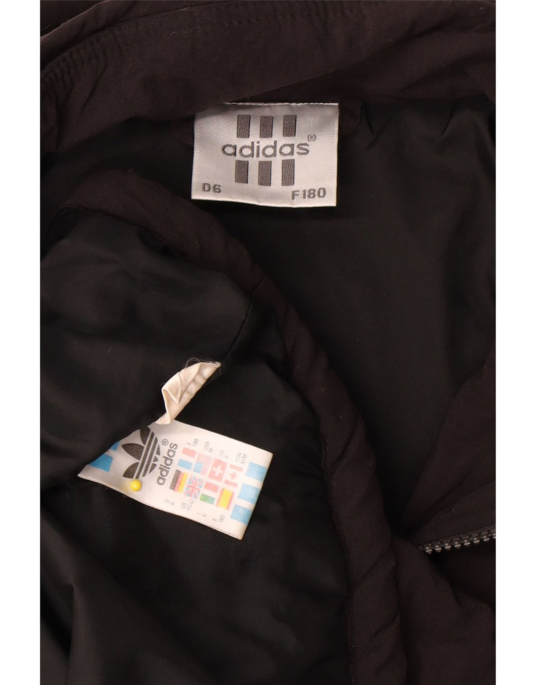 Giacca a vento grafica da uomo Adidas UK 40/42 Medium Black Colourblock