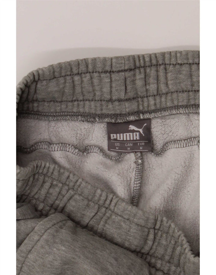 Pantaloni da tuta da donna Puma Joggers in cotone grigio medio