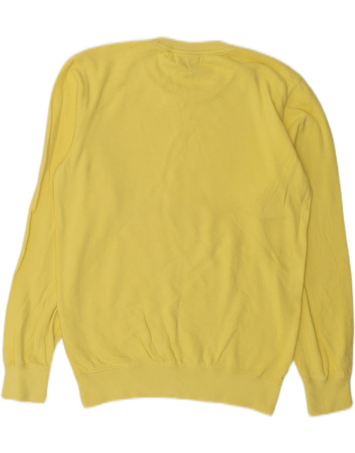 Felpa da uomo Champion Jumper XS in cotone giallo