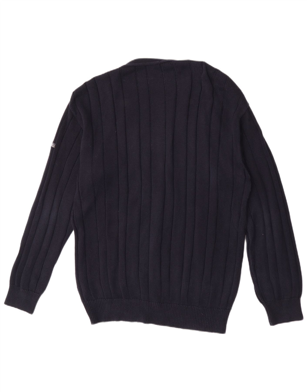 Maglione cardigan da uomo Sergio Tacchini in cotone medio blu navy