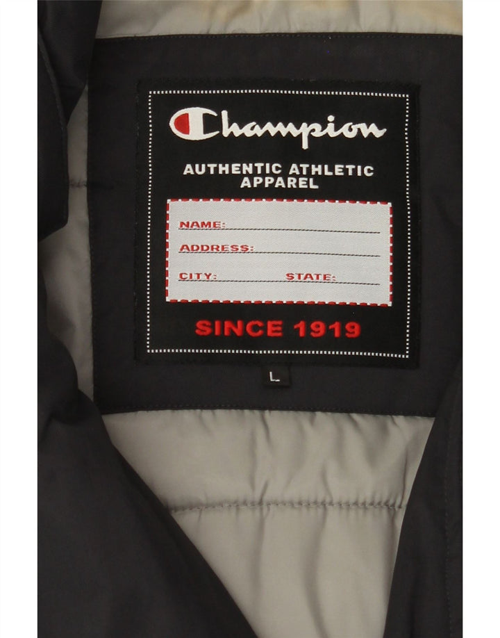 Giacca imbottita da uomo CHAMPION UK 40 Large nera in poliammide