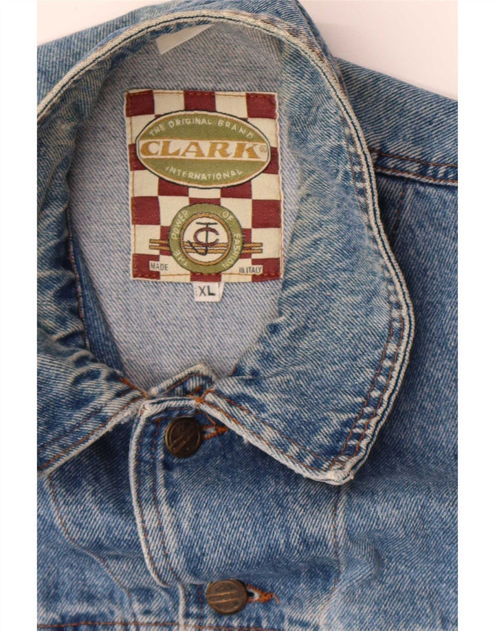 Giacca di jeans da uomo CLARK UK 42 XL Blu