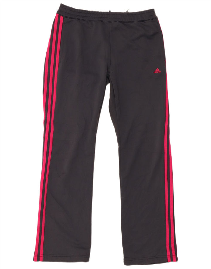 Pantaloni da tuta da donna Adidas Joggers UK 12 Poliestere grigio medio
