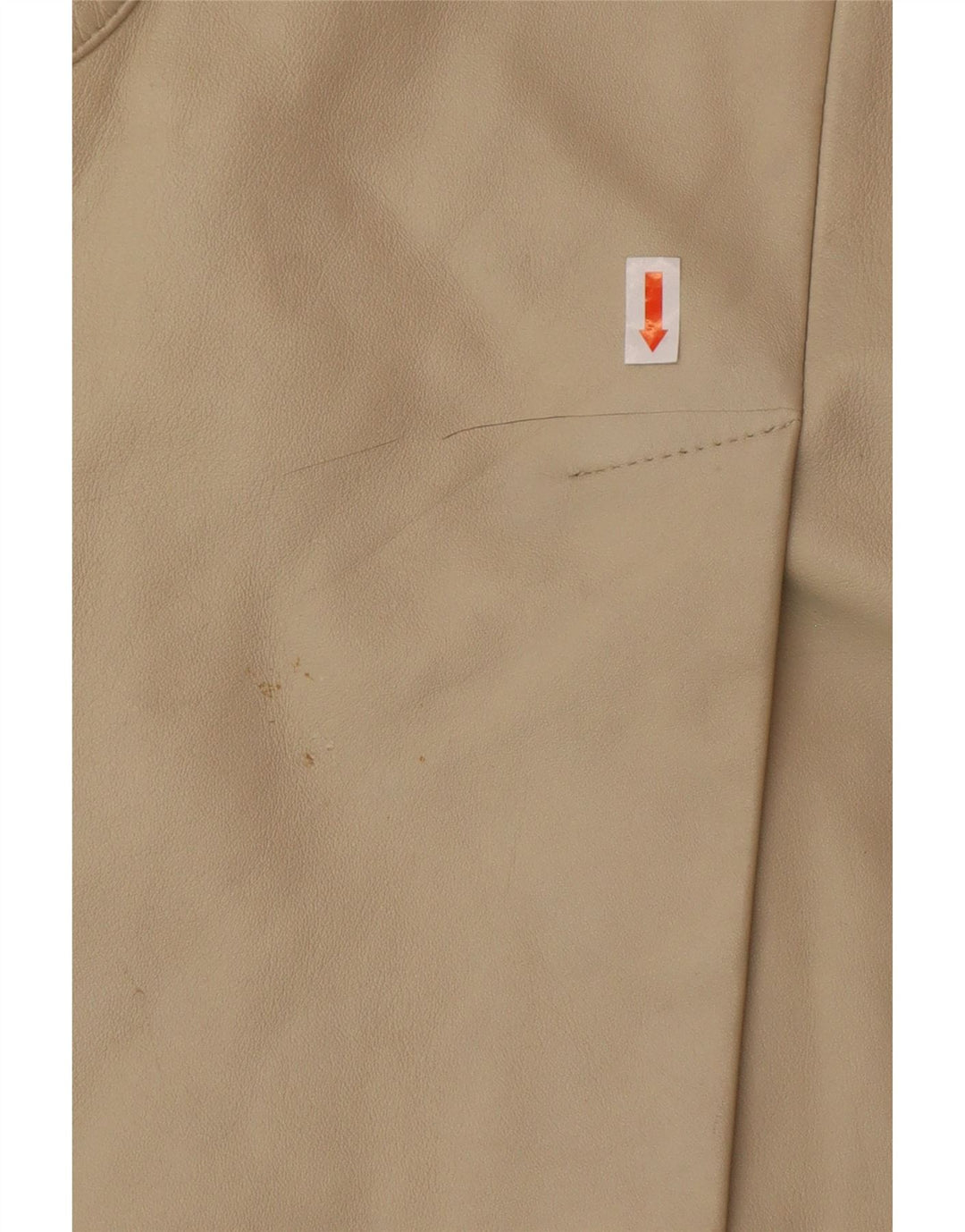 Cappotto in pelle da donna OLLY & CO UK 10 Piccolo in pelle beige