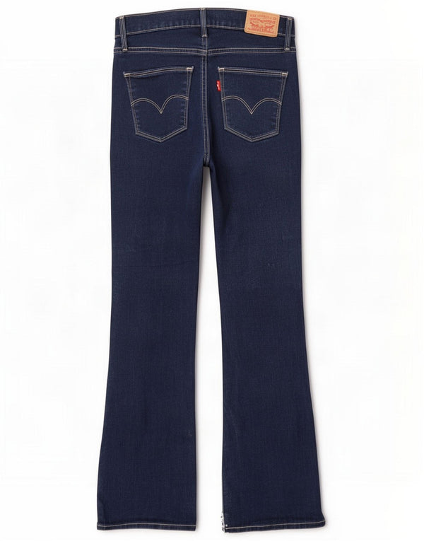 Levi's Jeans bootcut dimagranti da donna W27 L29 Cotone blu navy