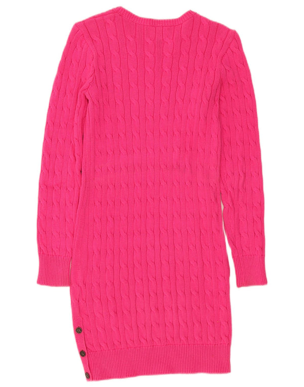 Polo Ralph Lauren Abito maglione per bambina a maniche lunghe 12-13 anni Large Pink