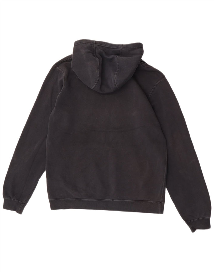 Felpa con cappuccio grafica Nike da uomo in cotone nero medio