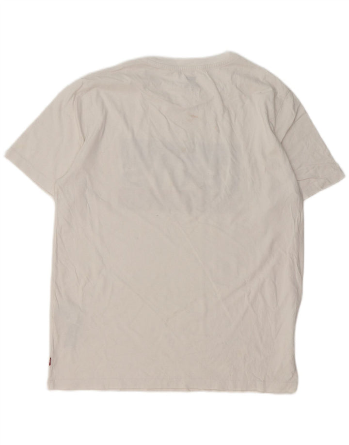 T-shirt grafica da uomo Levi's Top in cotone bianco medio