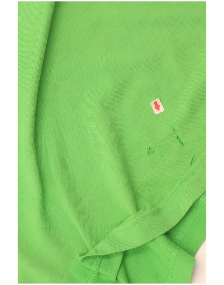 T-shirt grafica da uomo KAPPA Top grande in cotone verde