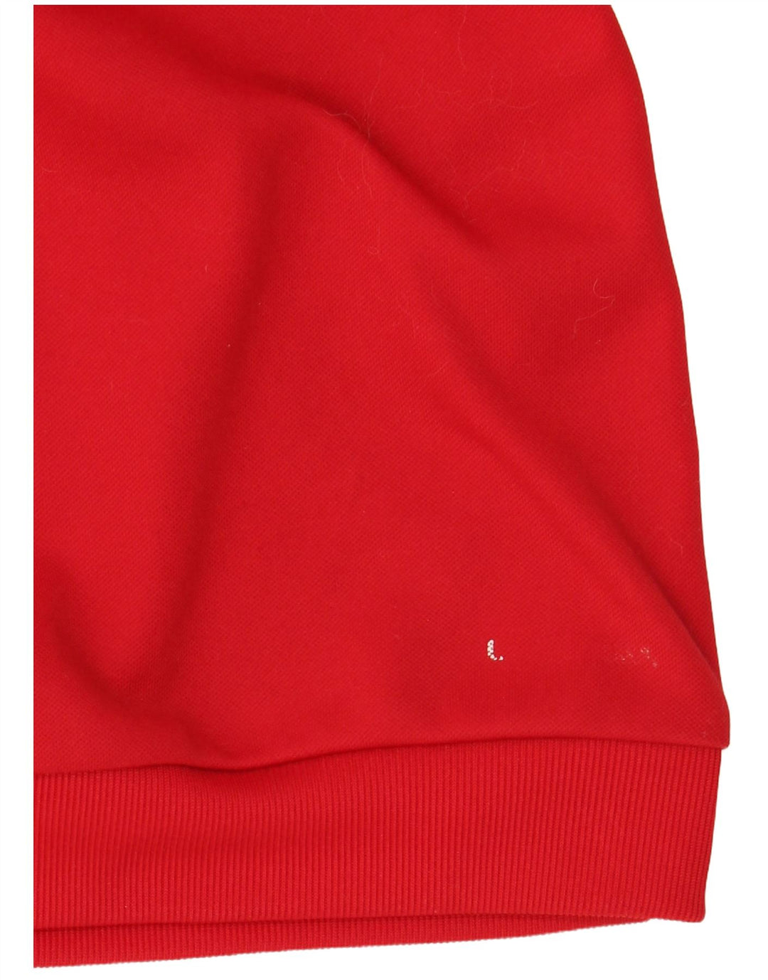 Felpa da uomo Adidas maglione UK 38/40 poliestere color block rosso medio