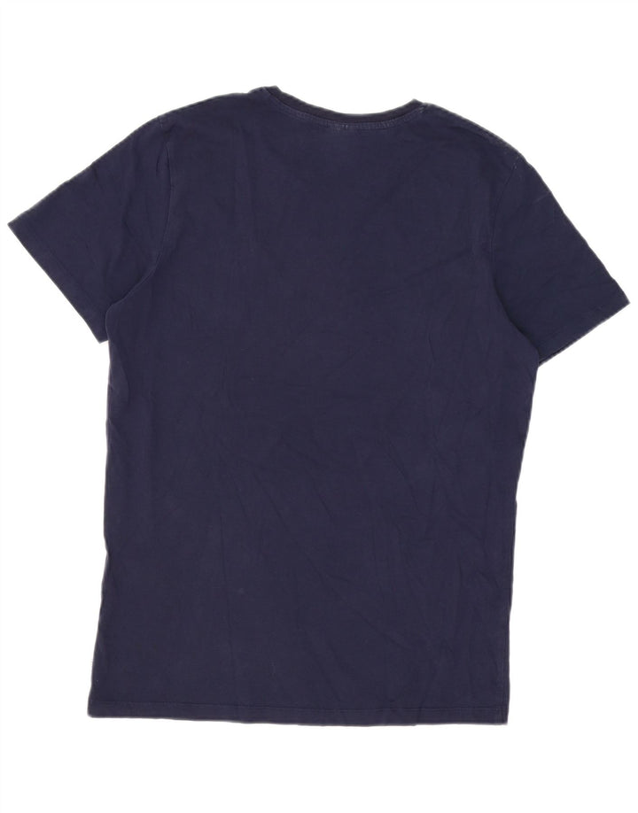 T-shirt da uomo Jack & Jones Top in cotone blu navy medio