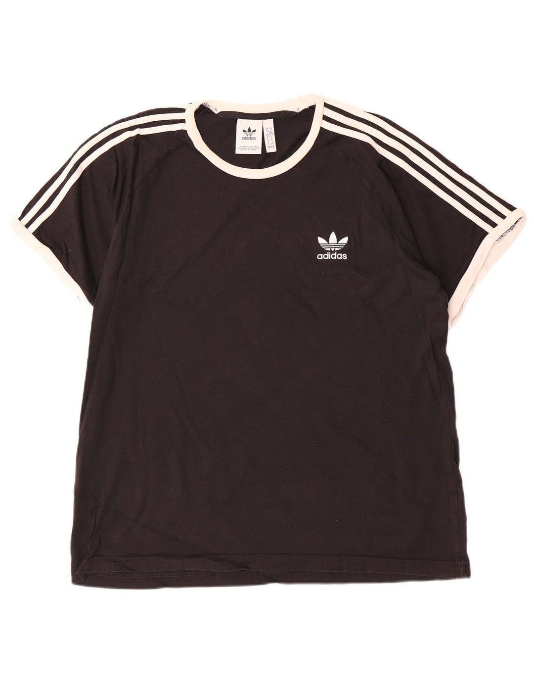 T-shirt da uomo Adidas Top XL in cotone nero