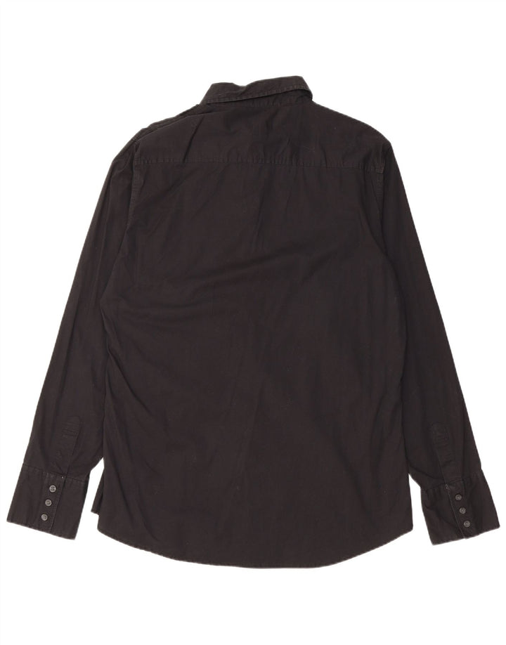 Camicia da uomo Calvin Klein Jeans XL in cotone nero