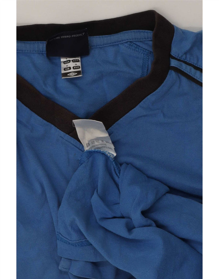 T-shirt da uomo Umbro Top in cotone blu medio