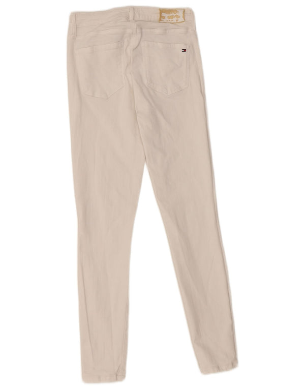 Jeans skinny Como da donna Tommy Hilfiger W28 L27 cotone bianco