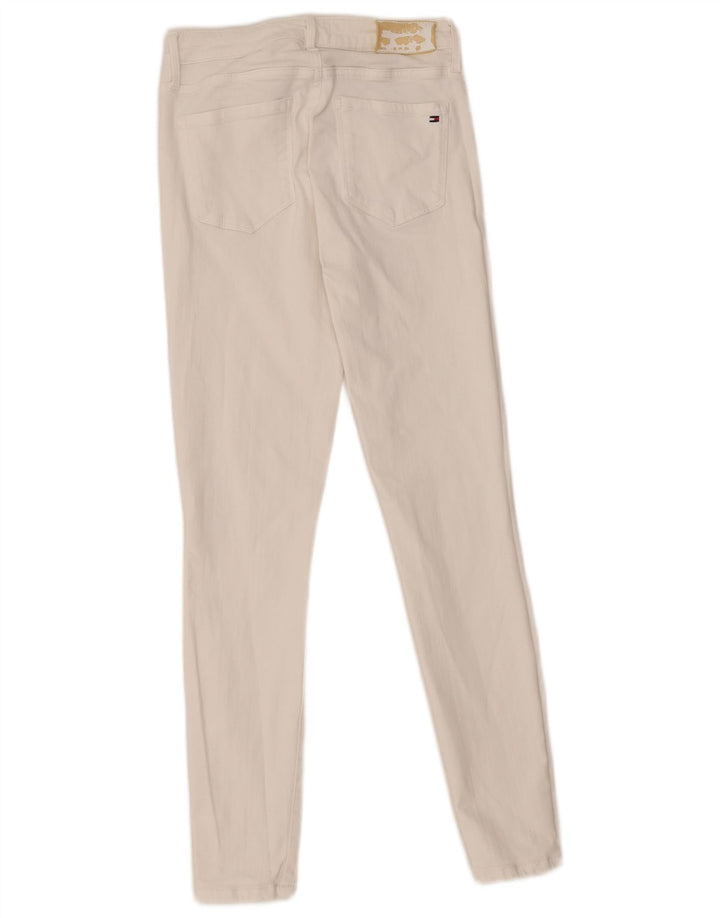 Jeans skinny Como da donna Tommy Hilfiger W28 L27 cotone bianco