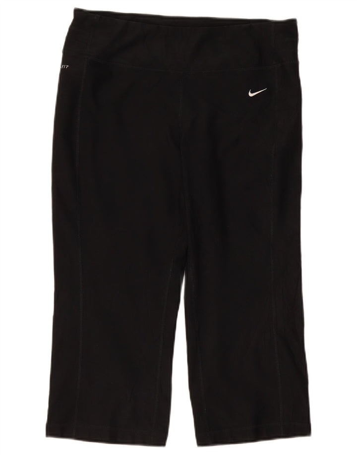 Leggings Nike Capri da donna medi W30 L19 poliestere nero sportivo