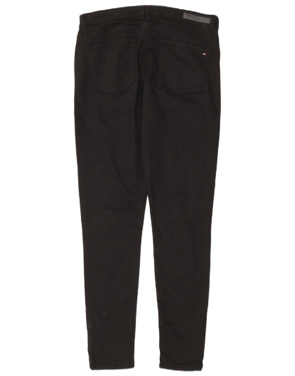 Jeans Jeggings Como da donna Tommy Hilfiger W31 L32 cotone nero