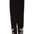 Leggings grafici da donna Adidas UK 8 piccoli neri
