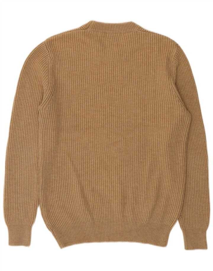 Maglione girocollo da uomo Zara piccolo in poliestere beige