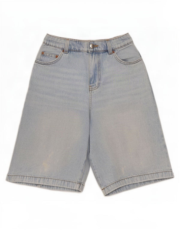Zara Girls Denim Bermuda Shorts 13-14 Years W26 Blue Cotton
