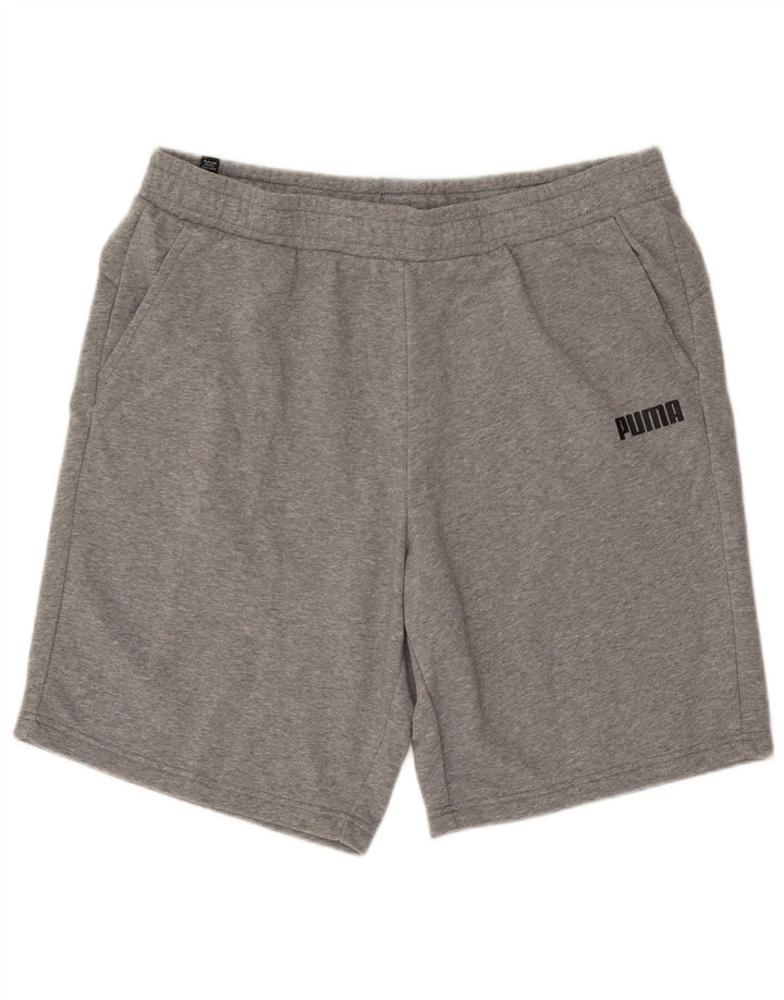 Pantaloncini sportivi da uomo Puma 2XL Cotone grigio