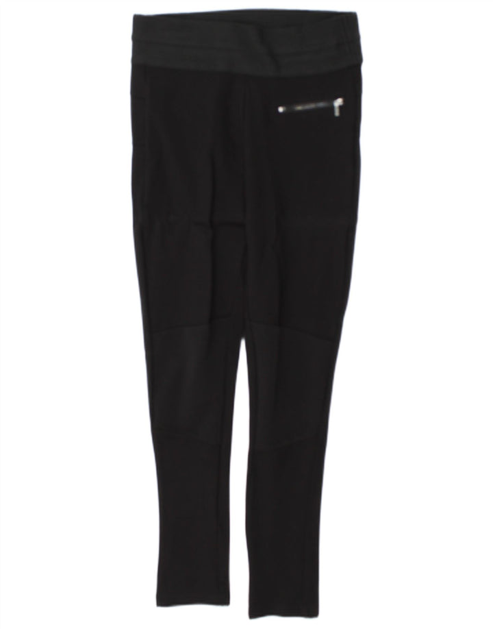 Leggings Zara da donna UK 10 piccoli gessati neri