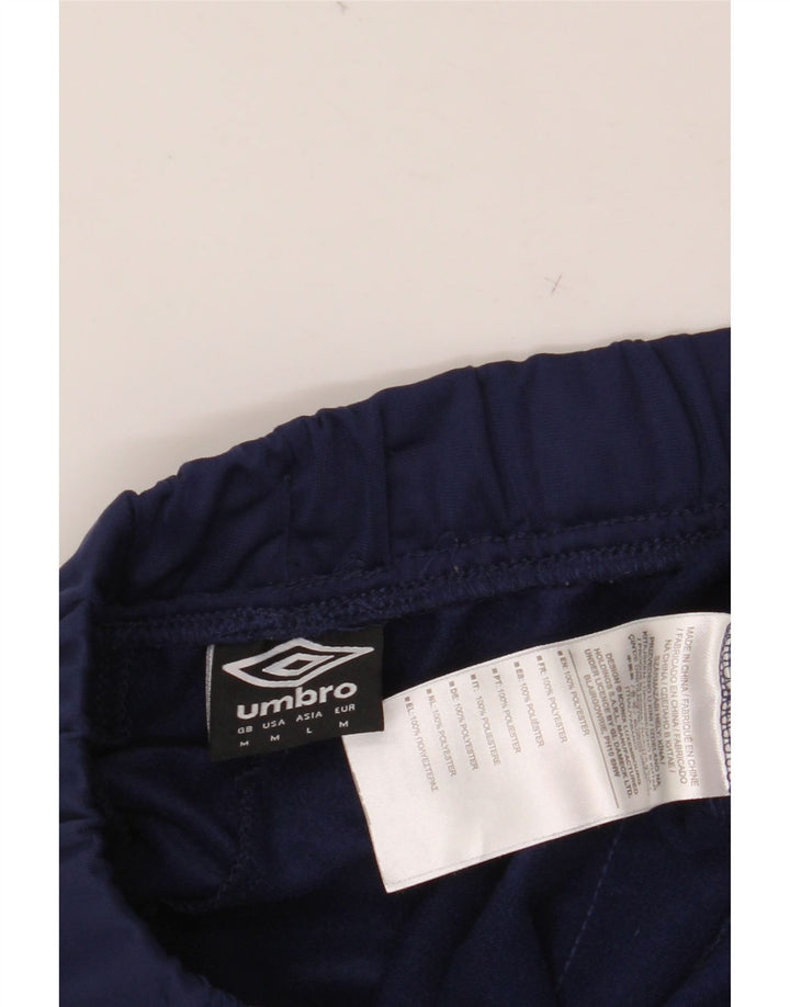 Pantaloni da tuta grafici da uomo UMBRO medio poliestere blu navy