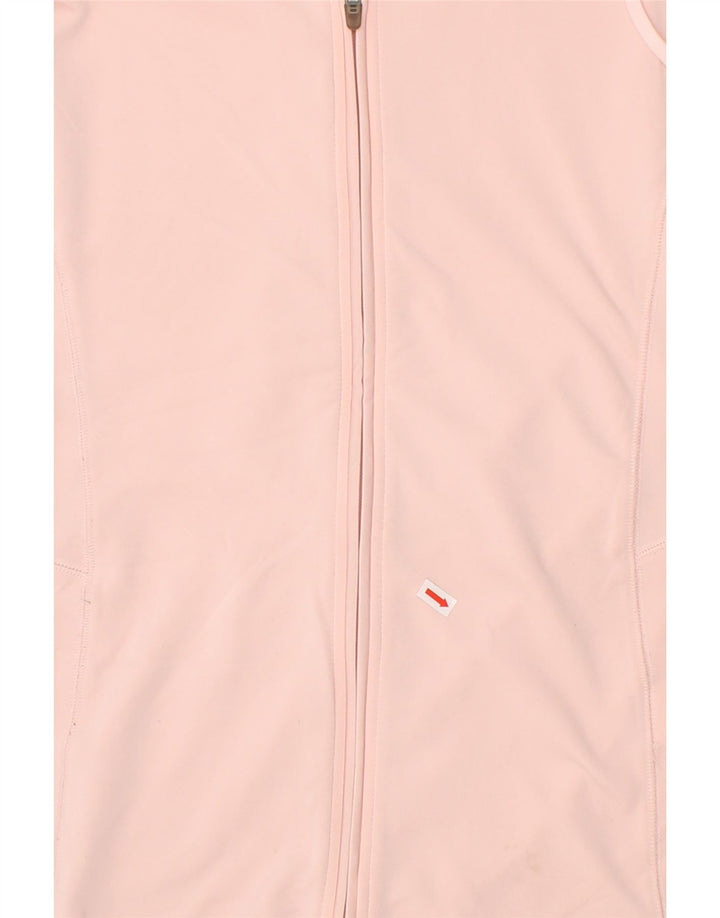 PUMA Womens Zip Hoodie Sweater UK 12 Medium  Pink Polyester Vintage Puma and Second-Hand Puma from Messina Hembry 