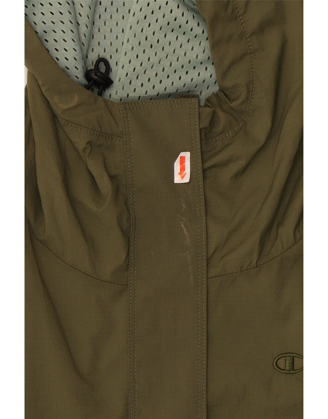 Giacca antipioggia oversize con cappuccio da donna Champion UK 10 Small Khaki