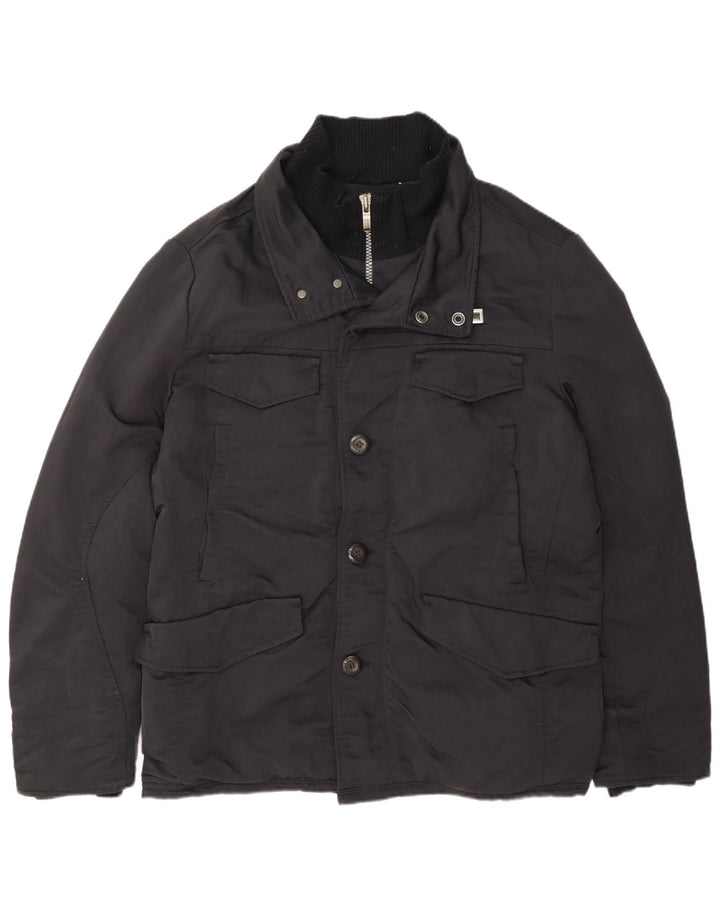 Giubbotto Imbottito Uomo Geospirit IT 56 3XL Blu Navy Poliammide