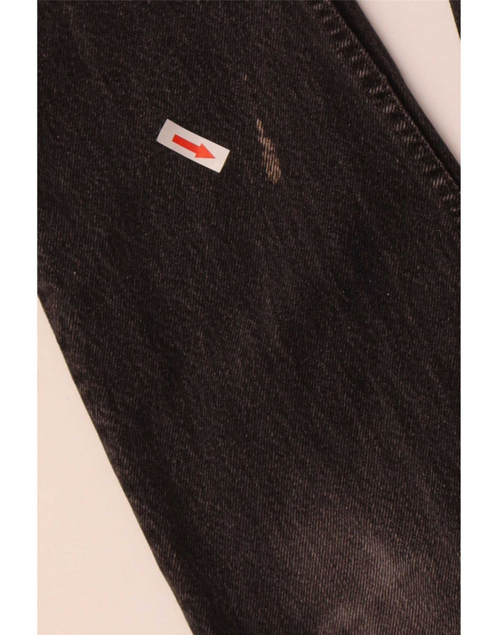 Levi's Donna 901 Jeans dritti invecchiati W28 L27 Cotone grigio