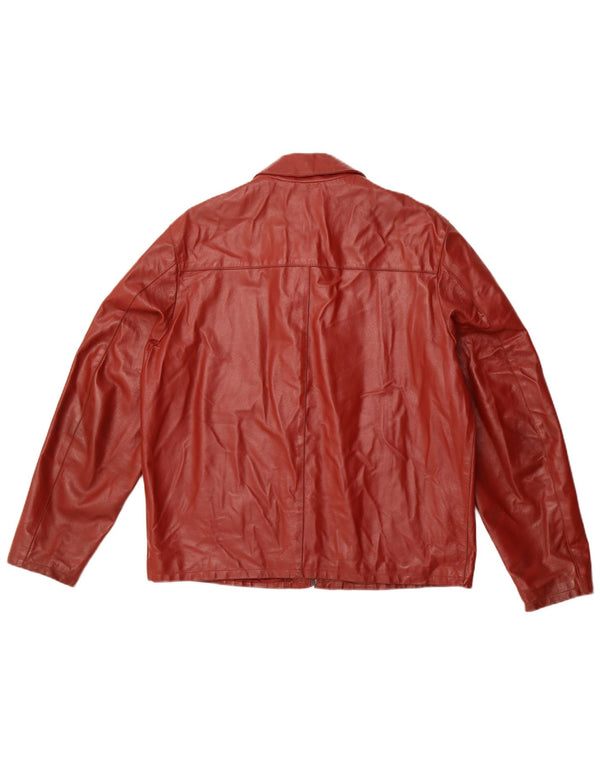 Giacca in Pelle Donna Bata IT 50 XL Pelle Bordeaux