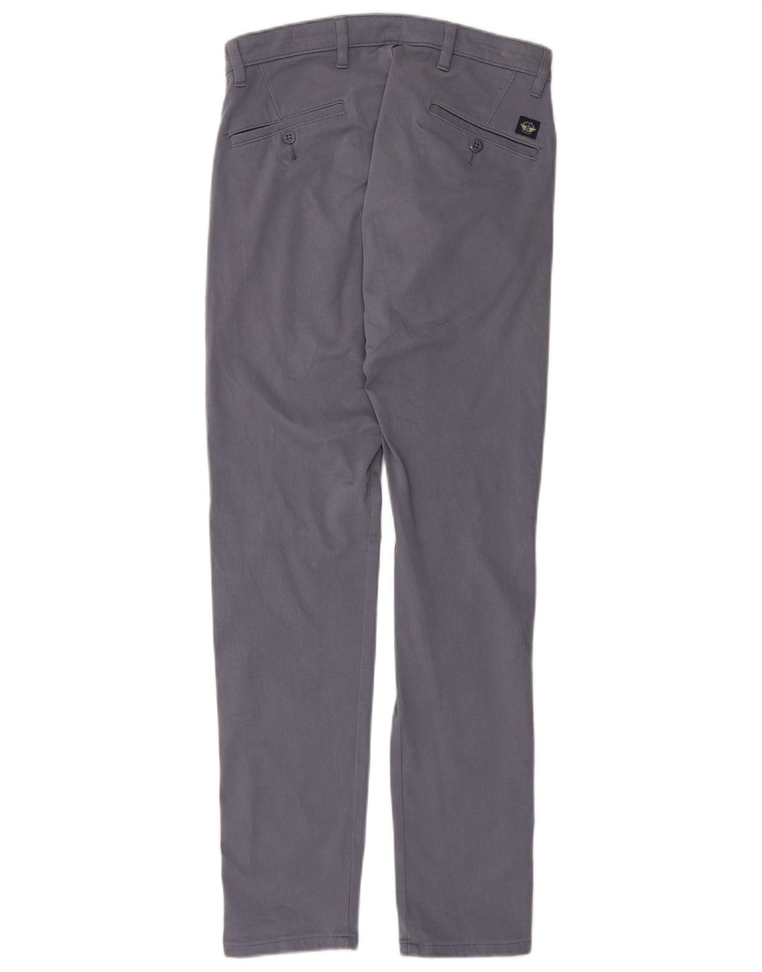 DOCKERS Pantaloni chino skinny da uomo W29 L32 cotone blu