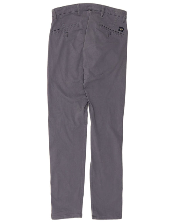 DOCKERS Pantaloni chino skinny da uomo W29 L32 cotone blu