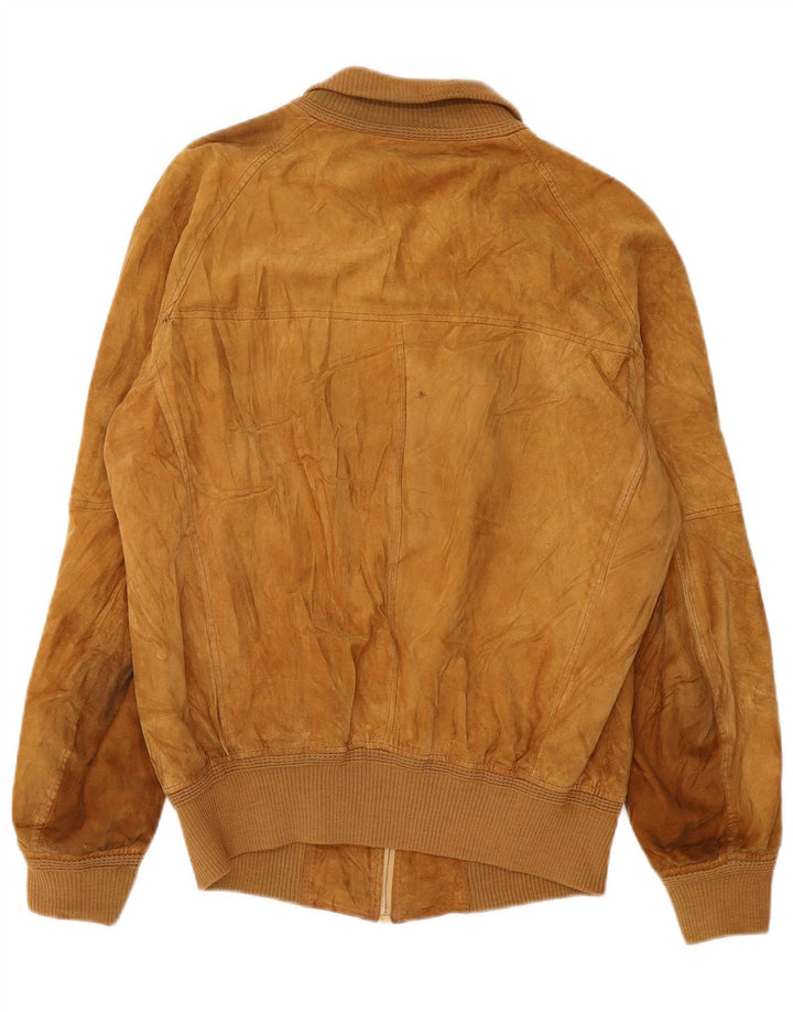 Giubbotto bomber in pelle scamosciata da uomo VINTAGE UK 38 Beige medio
