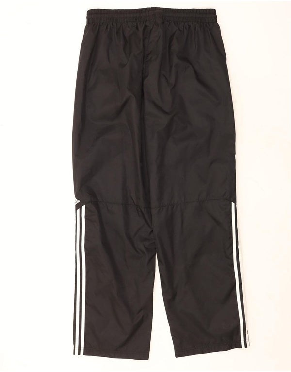 Pantaloni da tuta da uomo Adidas Large neri in poliestere