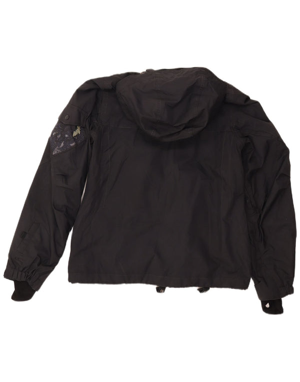 Giacca a vento con cappuccio da uomo O'Neill UK 40 grande poliestere nero