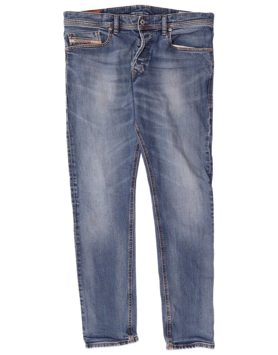 DIESEL Jeans slim da uomo Tepphar Carrot W34 L32 cotone blu