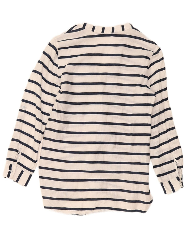 Abito camicia da donna Zara UK 6 XS bianco a righe