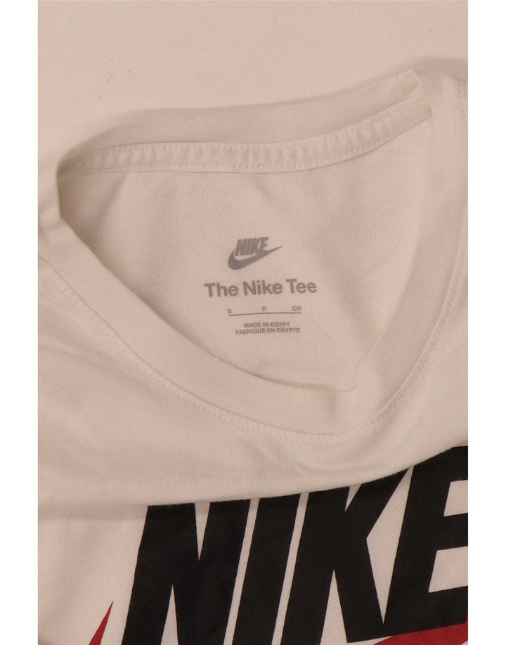 T-shirt grafica da uomo Nike Top piccola bianca