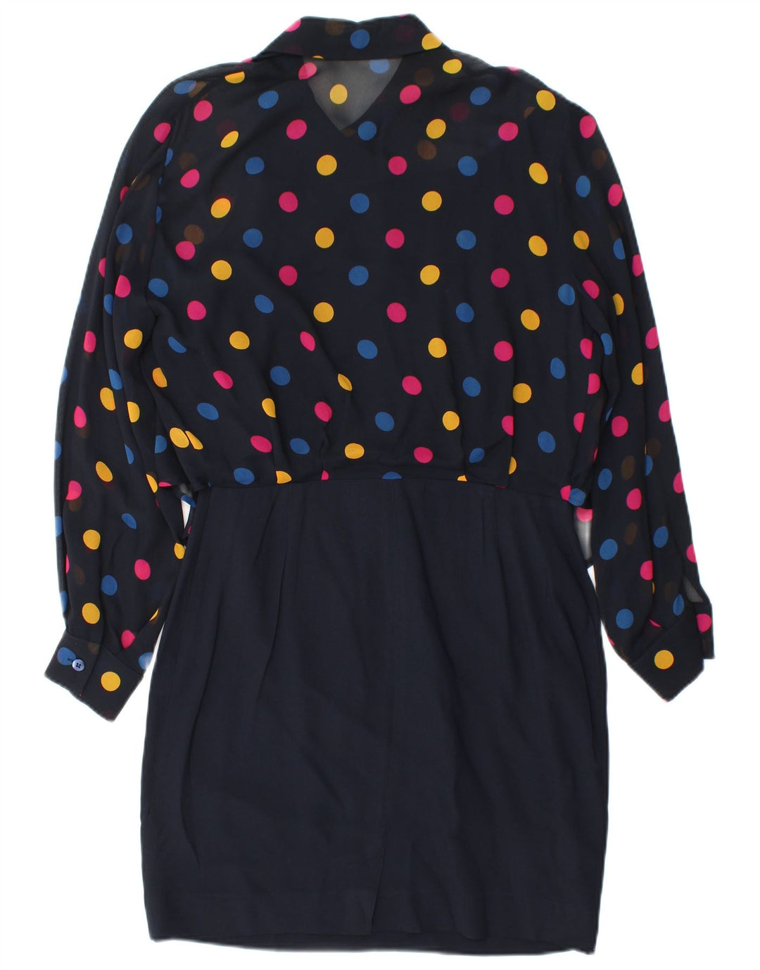 Arezia Abito da Donna a Tubino con Laccio Frontale UK 10 Piccolo Blu Navy a Pois