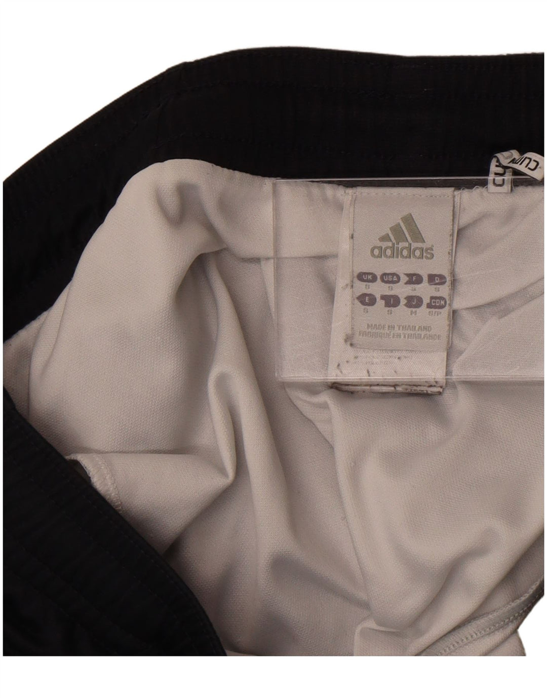 Pantaloncini sportivi Adidas Climalite da uomo piccoli in poliestere nero