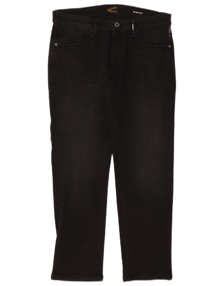Jeans slim da uomo Camel Active W33 L30 cotone nero