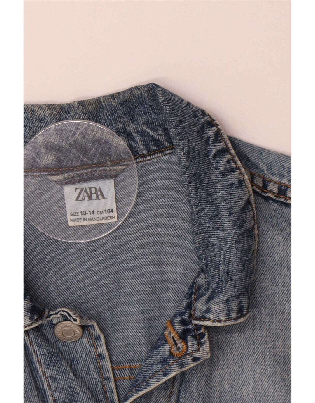 Zara Giacca di jeans da bambino 13-14 anni Blu