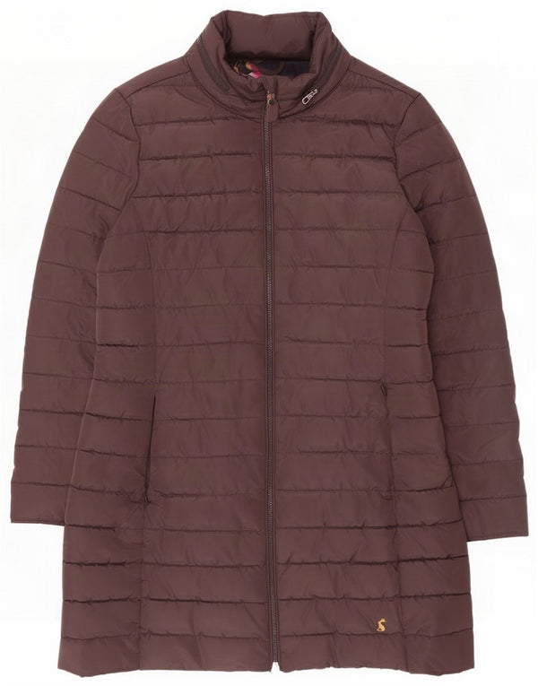 Joules Cappotto imbottito da donna UK 14 Large Marrone Poliestere