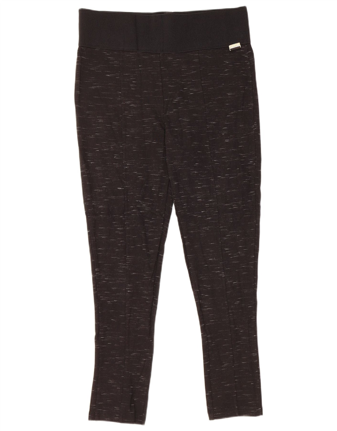 Leggings da donna Calvin Klein UK 14 Large Rayon chiazzato nero