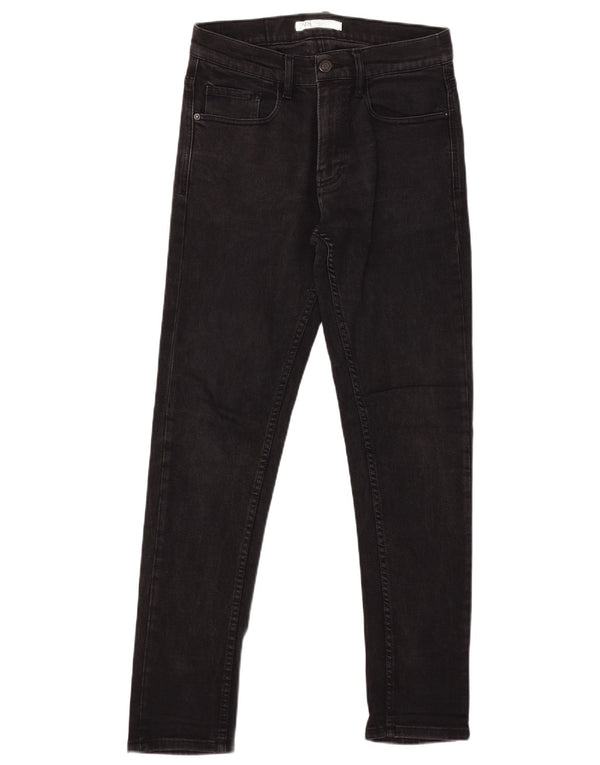 Jeans slim da uomo ZARA EU 38 Small W30 L31 Nero